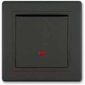 PRESTIGE SKLOPKA JEDNOPOLNA INDIK 16A 250V CRNA SOFT