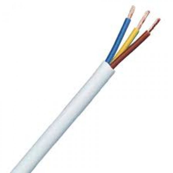 PP/L - PP/J - savitljivi kablovi od pvc mase, (Z) PP/L 2x0.75 bela Licnasti kabel (H03VV-F)