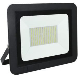 LED REFLEKTOR 100W CRNI IP65 6500K ECONOMY LINE