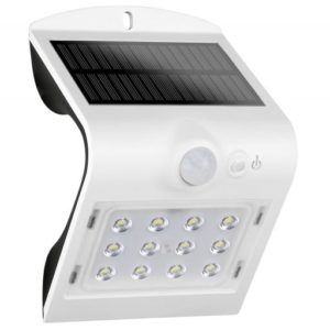 Solarni Led Reflektori, Svetiljka LED solarna sa senzorom IP65 1.5W leptir bela