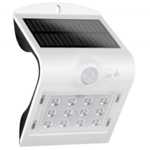 Svetiljka LED solarna sa senzorom IP65 1.5W leptir bela