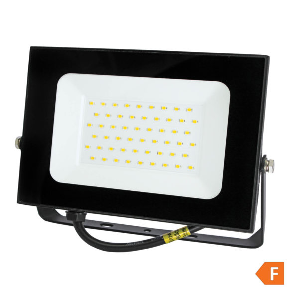 Led Reflektori, LED REFLEKTOR CRNI 50W 4000K 4250LM IP65 ECONOMY LINE