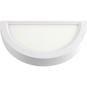 9W 6500K BELI NADGRADNI POLU KRUG ZIDNI LED PANEL