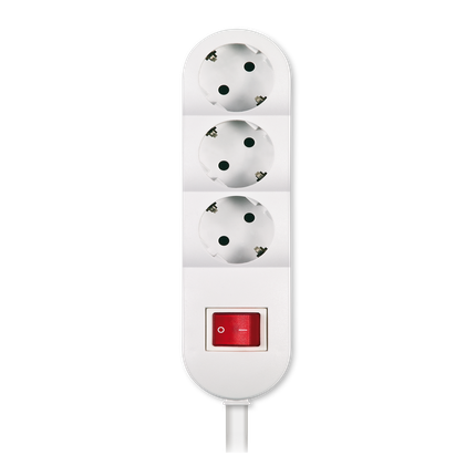 Produzni kablovi, PRIKLJUČNICA TROSTRUKA, MAX 3600W 1,5m Art.44301.0